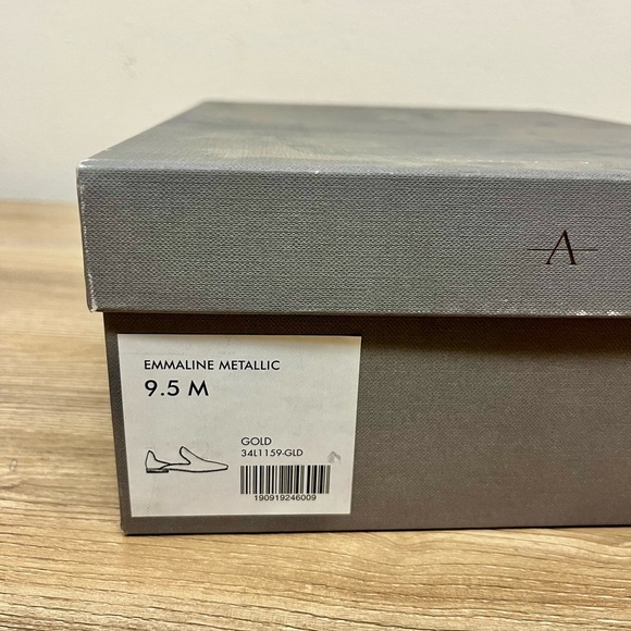 NEW Aquatalia Emmaline Metallic Weatherproof Flats - Size 9.5 - Picture 6 of 6